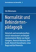 E-Book (pdf) Normalität und Behindertenpädagogik von Ute Weinmann