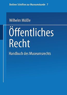 E-Book (pdf) Handbuch des Museumsrechts 7: Öffentliches Recht von 