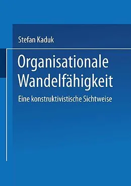 E-Book (pdf) Organisationale Wandelfähigkeit von Stefan Kaduk