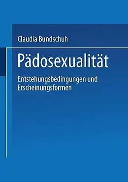 E-Book (pdf) Pädosexualität von Claudia Bundschuh
