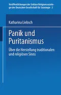 E-Book (pdf) Panik und Puritanismus von Katharina Liebsch