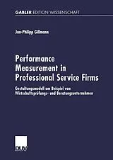 E-Book (pdf) Performance Measurement in Professional Service Firms von Jan-Philipp Gillmann