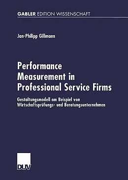 E-Book (pdf) Performance Measurement in Professional Service Firms von Jan-Philipp Gillmann