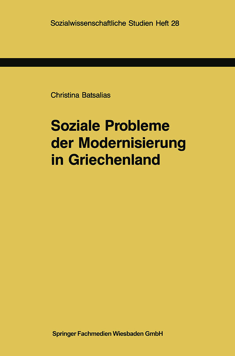 Soziale Probleme der Modernisierung in Griechenland