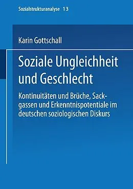 E-Book (pdf) Soziale Ungleichheit und Geschlecht von Karin Gottschall