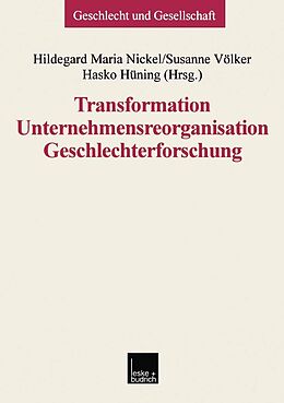E-Book (pdf) Transformation  Unternehmensreorganisation  Geschlechterforschung von 