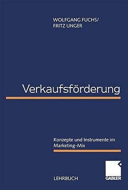 E-Book (pdf) Verkaufsförderung von Wolfgang Fuchs, Fritz Unger