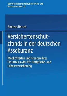 E-Book (pdf) Versichertenschutzfonds in der deutschen Assekuranz von Andreas Horsch
