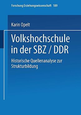 E-Book (pdf) Volkshochschule in der SBZ/DDR von Karin Opelt