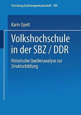 E-Book (pdf) Volkshochschule in der SBZ/DDR von Karin Opelt