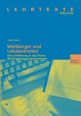 E-Book (pdf) Weltbürger und Lokalpatrioten von Volker Heins