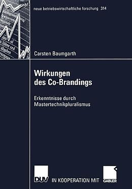 E-Book (pdf) Wirkungen des Co-Brandings von Carsten Baumgarth