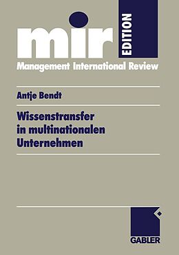 E-Book (pdf) Wissenstransfer in multinationalen Unternehmen von Antje Bendt
