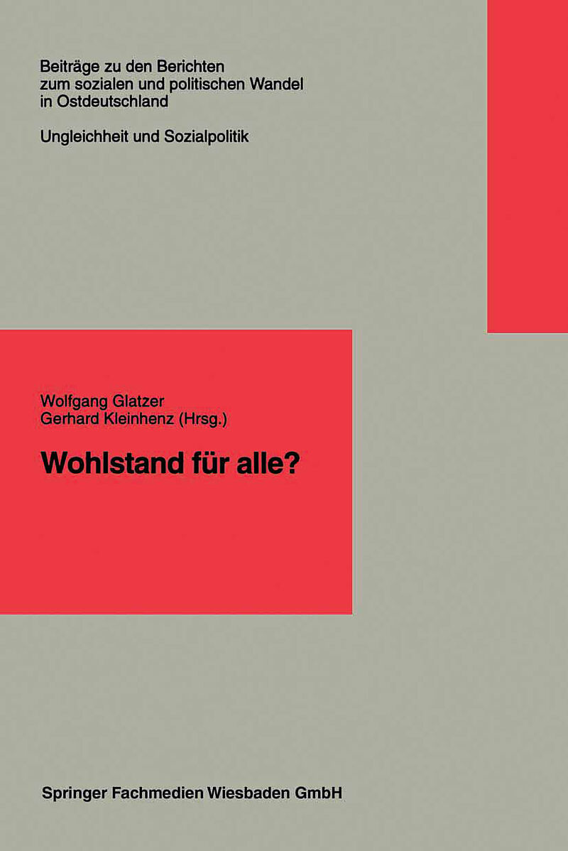 Wohlstand für alle?