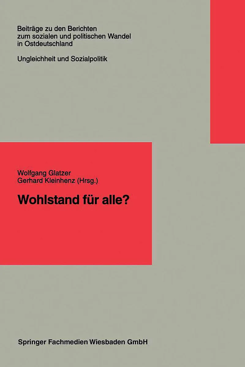 Wohlstand für alle?