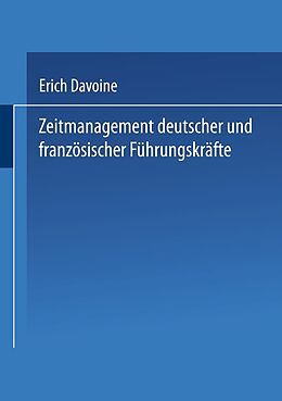 E-Book (pdf) Zeitmanagement deutscher und französischer Führungskräfte von 