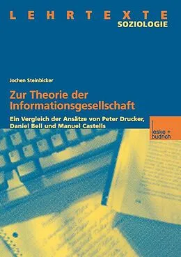 E-Book (pdf) Zur Theorie der Informationsgesellschaft von Jochen Steinbicker