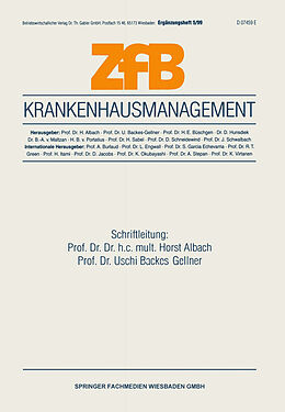 E-Book (pdf) Krankenhausmanagement von 