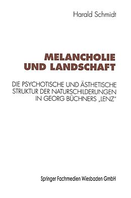 E-Book (pdf) Melancholie und Landschaft von Harald Schmidt