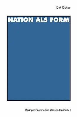 E-Book (pdf) Nation als Form von Dirk Richter