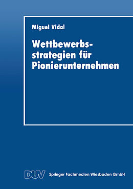 E-Book (pdf) Wettbewerbsstrategien für Pionierunternehmen von 