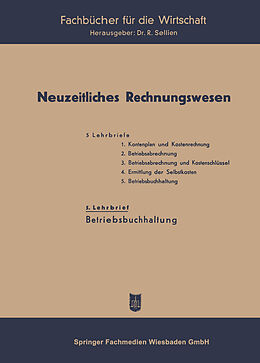 Kartonierter Einband Neuzeitliches Rechnungswesen von Reinhold Sellien