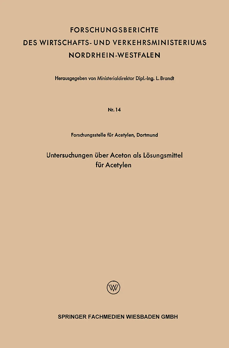 Untersuchungen über Aceton als Lösungsmittel für Acetylen