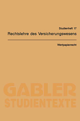 E-Book (pdf) Wertpapierrecht von Karl Sieg