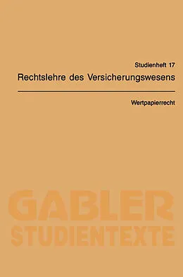 E-Book (pdf) Wertpapierrecht von Karl Sieg