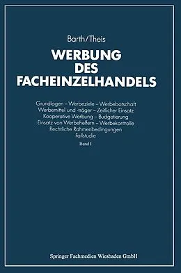 E-Book (pdf) Werbung des Facheinzelhandels von Klaus Barth, Hans-Joachim Theis