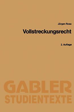 E-Book (pdf) Vollstreckungsrecht von Jürgen Rosa