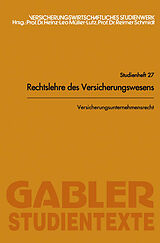 E-Book (pdf) Versicherungsunternehmensrecht von Reimer Schmidt