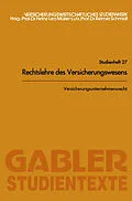 E-Book (pdf) Versicherungsunternehmensrecht von Reimer Schmidt