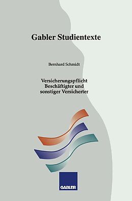 E-Book (pdf) Versicherungspflicht Beschäftigter und sonstiger Versicherter von Bernhard Schmidt