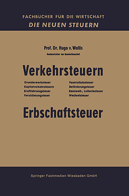 E-Book (pdf) Verkehrsteuern von Hugo von Wallis