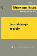 E-Book (pdf) Unternehmungskontrolle von H. Jacob