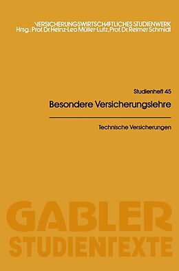 E-Book (pdf) Technische Versicherungen von Wolfgang Meyer-Rassow