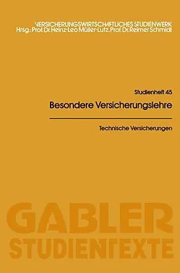 E-Book (pdf) Technische Versicherungen von Wolfgang Meyer-Rassow