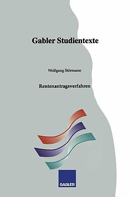 E-Book (pdf) Rentenantragsverfahren von Wolfgang Störmann