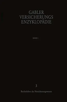 E-Book (pdf) Rechtslehre des Versicherungswesens von Dr. W. Asmus, Prof. Dr. D. Farny, Dr. Dr. E. Höft