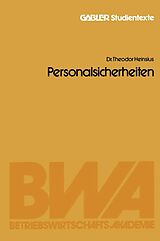 E-Book (pdf) Personalsicherheiten von Theodor Heinsius