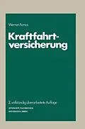 E-Book (pdf) Kraftfahrtversicherung von Werner Asmus