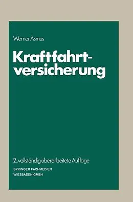 E-Book (pdf) Kraftfahrtversicherung von Werner Asmus