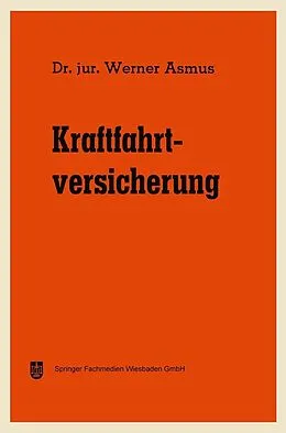 E-Book (pdf) Kraftfahrtversicherung von Werner Asmus