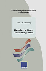 E-Book (pdf) Handelsrecht für das Versicherungswesen von Karl Sieg