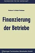 E-Book (pdf) Finanzierung der Betriebe von Herbert Vormbaum