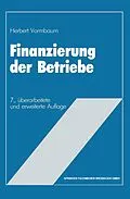 E-Book (pdf) Finanzierung der Betriebe von Herbert Vormbaum