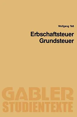 E-Book (pdf) Erbschaftsteuer, Grundsteuer von Wolfgang Teß
