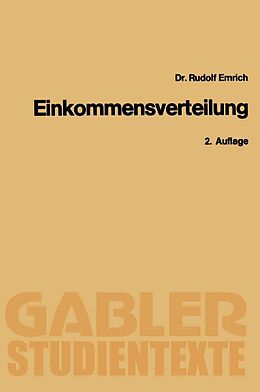 E-Book (pdf) Theorie der Einkommensverteilung von Rudolf Emrich