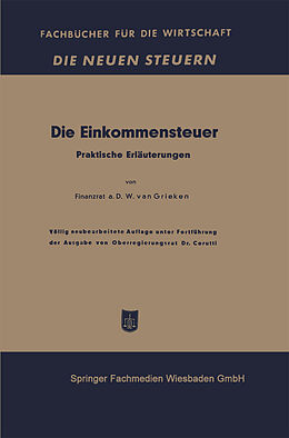 E-Book (pdf) Die Einkommensteuer von Walter van Grieken